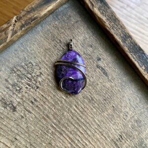 Sugilite In 14k Gold Pendant