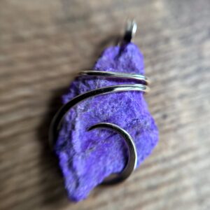 Sugilite Set In 14kt Gold Pendant