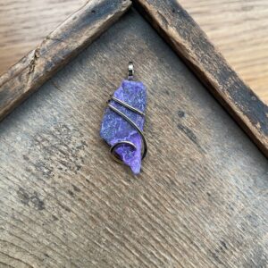 Sugilite Set In 14kt Gold Pendant