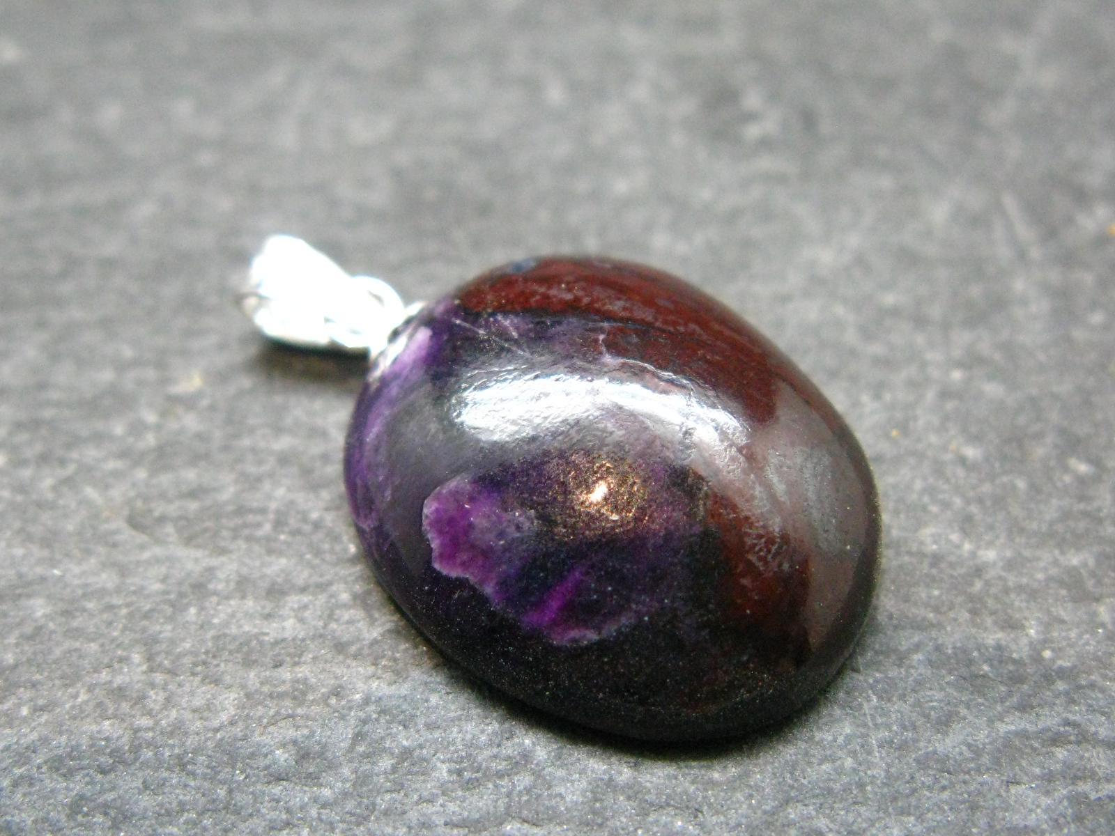 Sugilite Silver Pendant From South Africa - 1.0" Sugilite Silver Pendant From South Africa - 1.0"