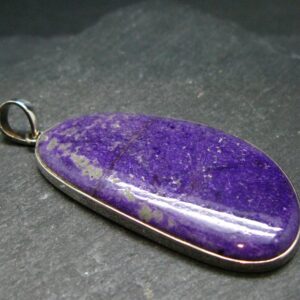 Sugilite Silver Pendant From South Africa - 2.5"