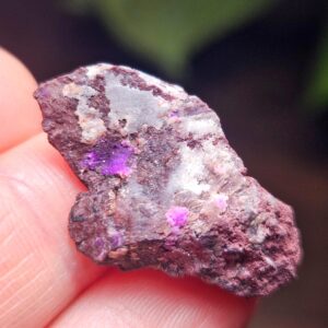 Raw Sugilite Crystal 4.0g, South African Fibrous Sugilite Specimen Old Stock