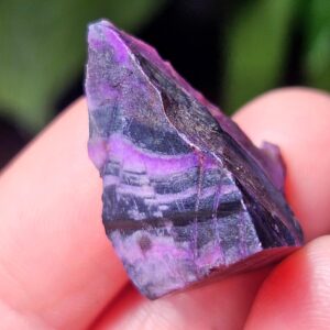 Raw Sugilite Crystal 6.1g, South African Sugilite Old Stock