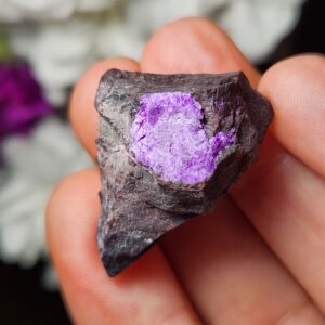Raw Sugilite Crystal Specimen, South African Stone