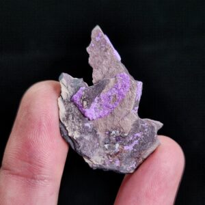 Fibrous Sugilite Specimen: Raw Purple Sugilite Crystal, 38mm