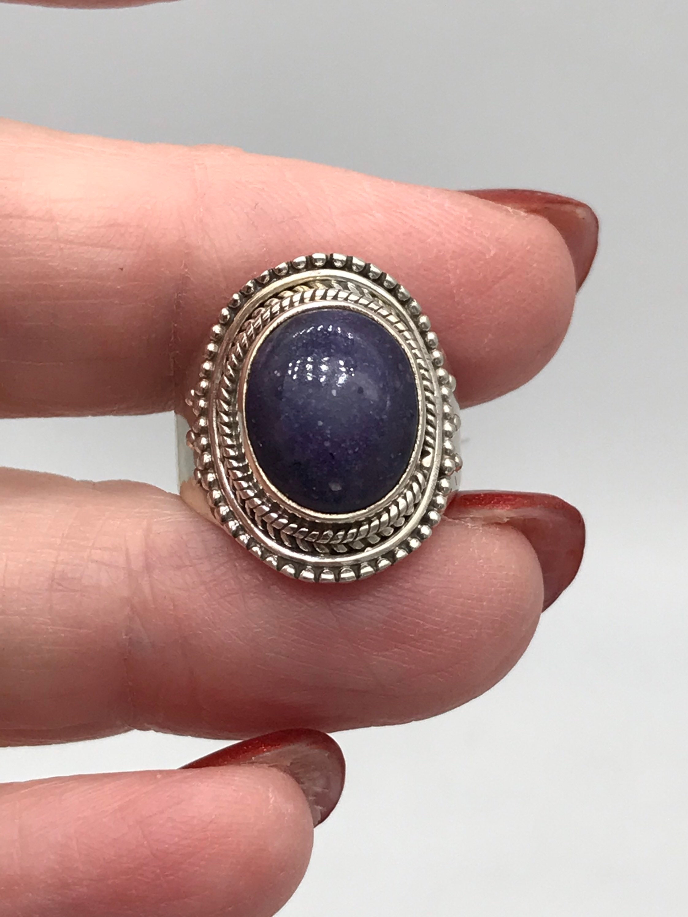 Sugilite Ring Size  5 1/2