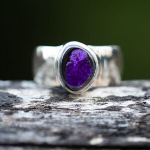 Sugilite Sterling Silver Ring - Size 7 - Naturalrockshop