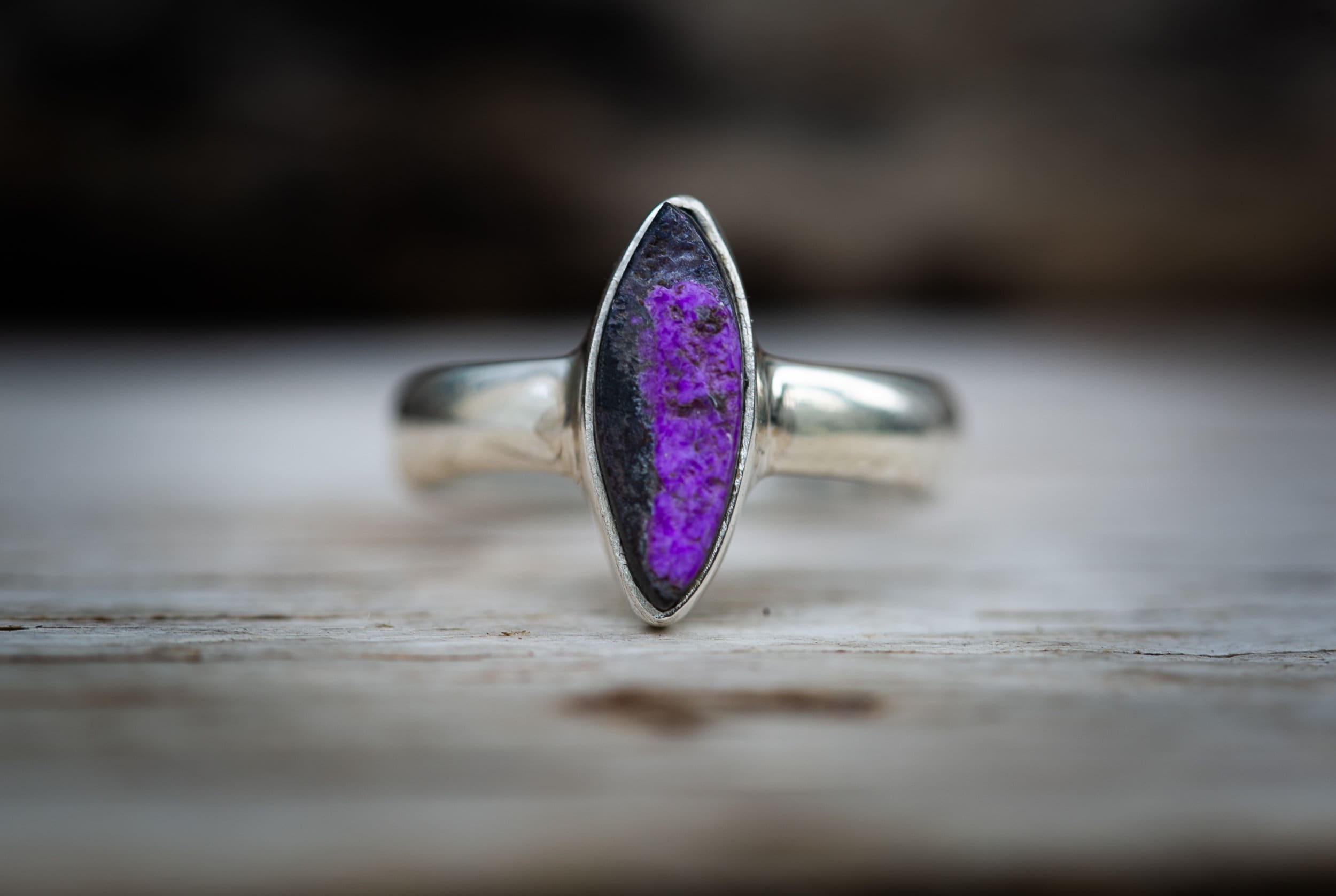 Sugilite Sterling Silver Ring - Size 7 - Chakra Jewelry Sugilite Sterling Silver Ring - Size 7 - Chakra Jewelry