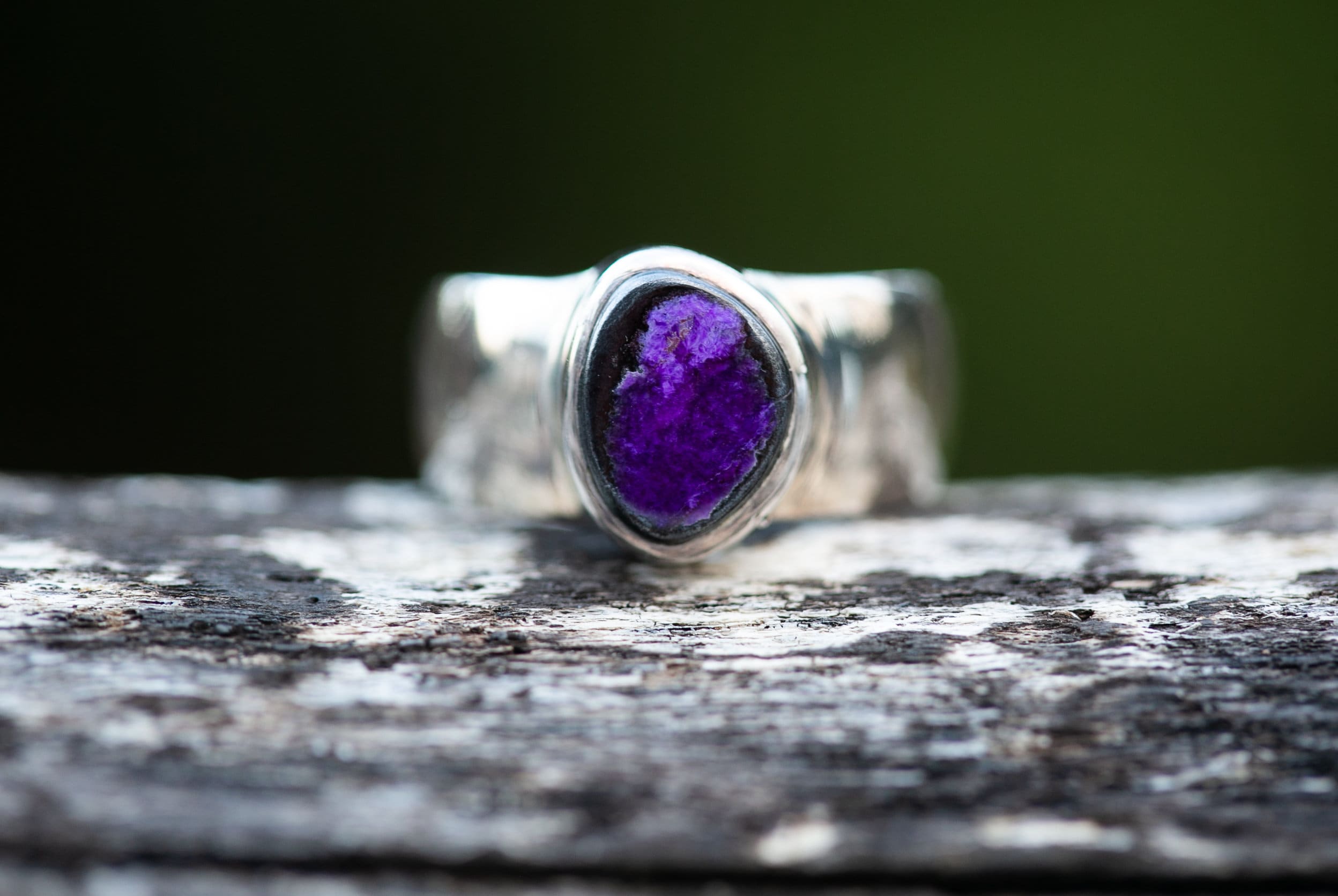 Sugilite Sterling Silver Ring - Size 7 - Naturalrockshop