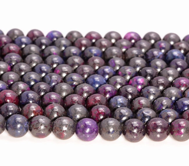6mm Sugilite Gemstone Treated Round Beads 15.5 Inch Full Strand Bulk Lot 1,2,6,12 And 50 (80007232-a249) 6mm Sugilite Gemstone Treated Round Beads 15.5 Inch Full Strand Bulk Lot 1,2,6,12 And 50 (80007232-a249)