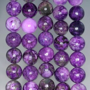 8mm Purple Sugilite Gemstone Round Loose Beads 15.5 Inch Full Strand Lot 1,2,6,12 And 50 (90184726-842) 8mm Purple Sugilite Gemstone Round Loose Beads 15.5 Inch Full Strand Lot 1,2,6,12 And 50 (90184726-842)