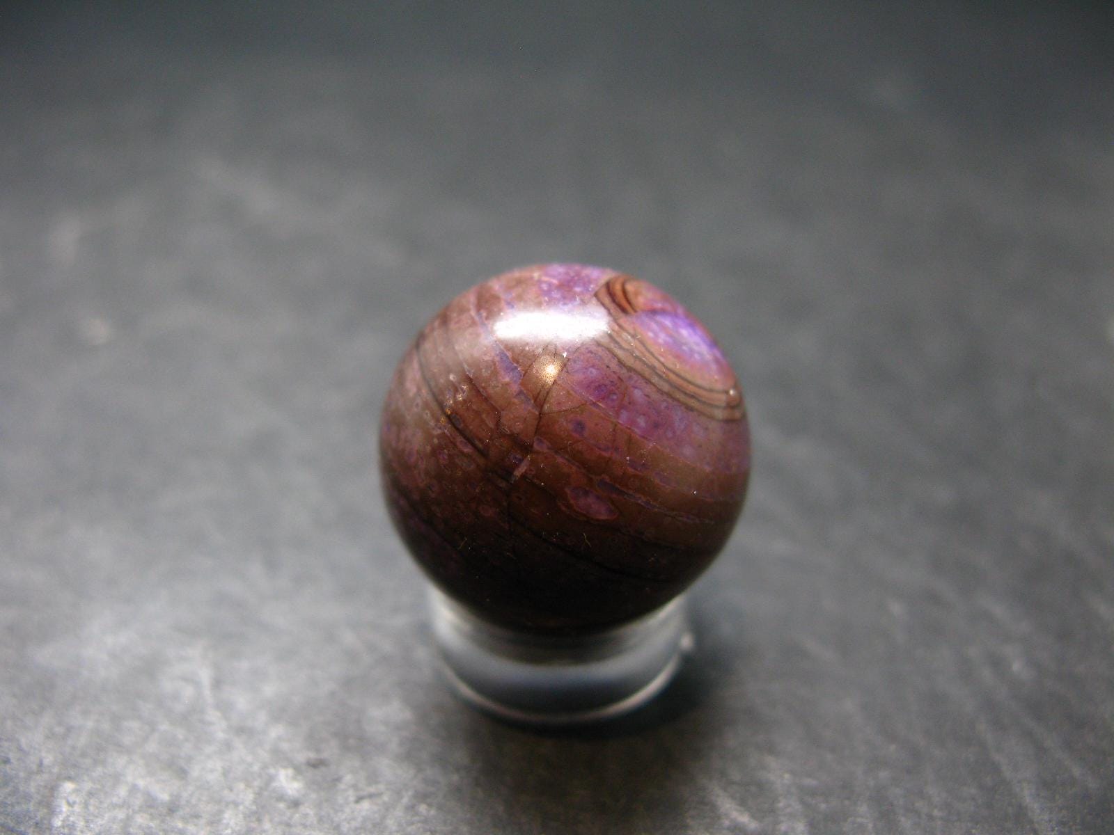 Sugilite Polished Sphere Ball From South Africa - 0.8" - 13.91 Grams Sugilite Polished Sphere Ball From South Africa - 0.8" - 13.91 Grams
