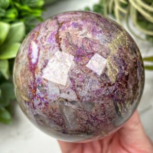 Sugilite Sphere | 77mm | - #111 (polished Purple Crystal Ball, Crown Chakra, Healing Stone) Sugilite Sphere | 77mm | - #111 (polished Purple Crystal Ball, Crown Chakra, Healing Stone)