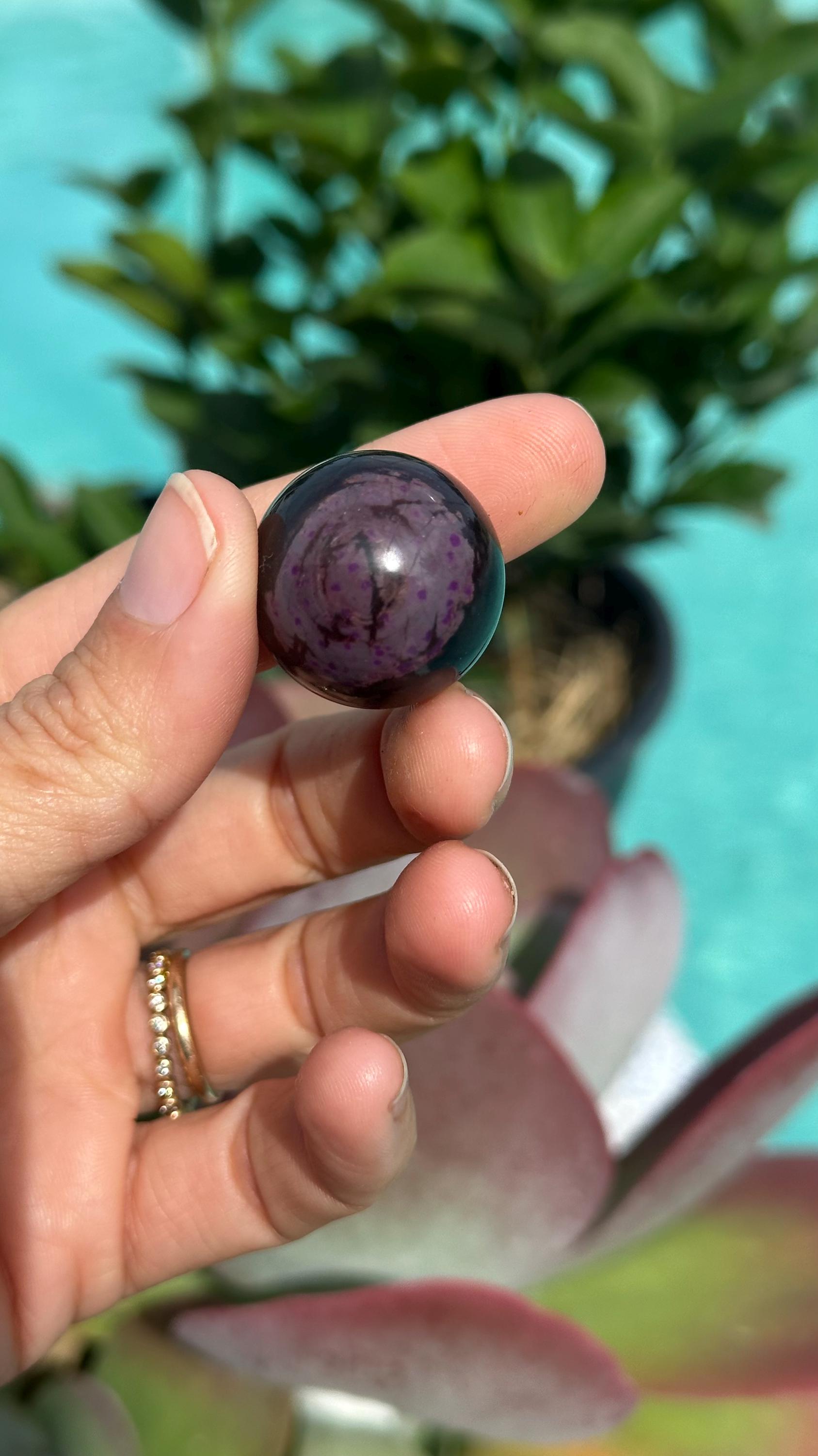 Sugilite Sphere, 35mm Crystal Ball