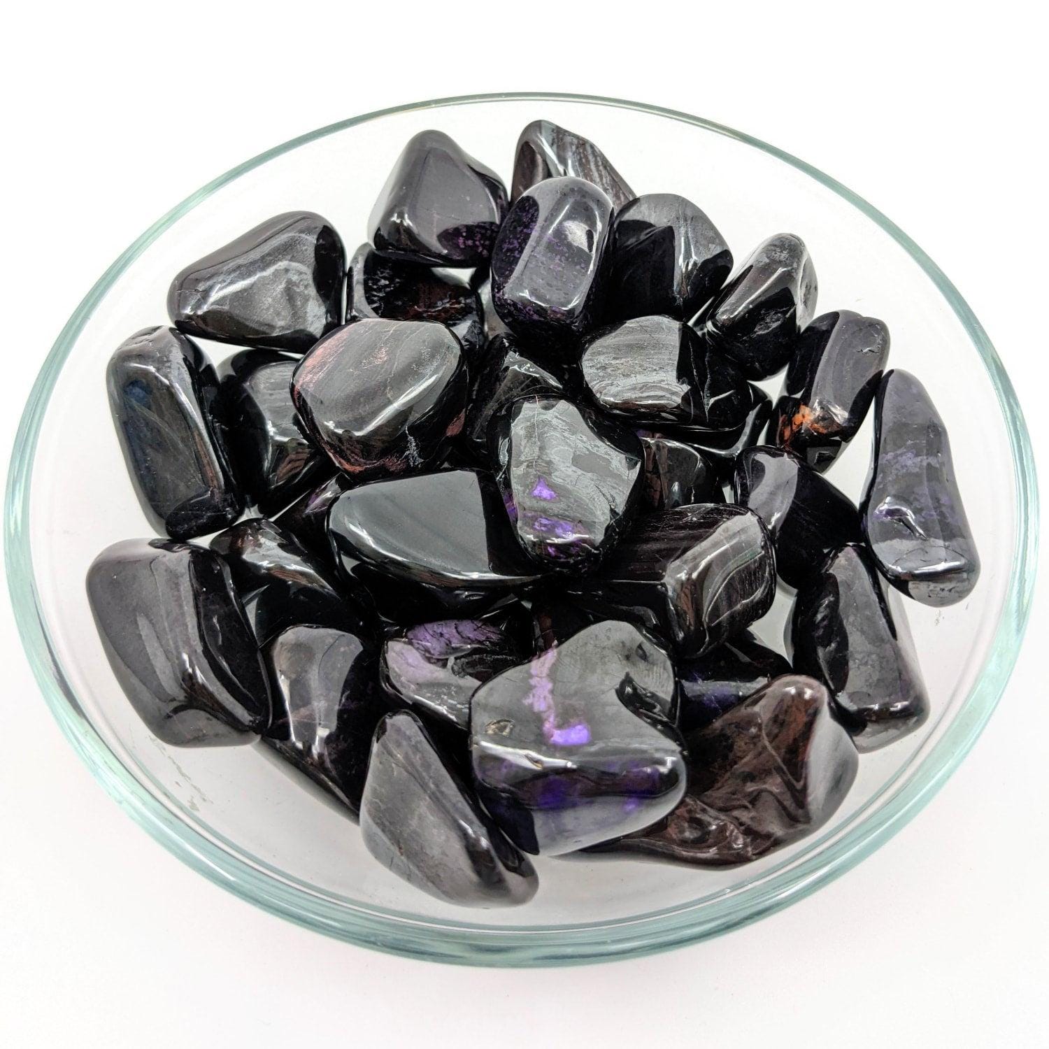 1 Sugilite Dark Large Tumbled Stone (approx. 20 - 25g) #sk8018