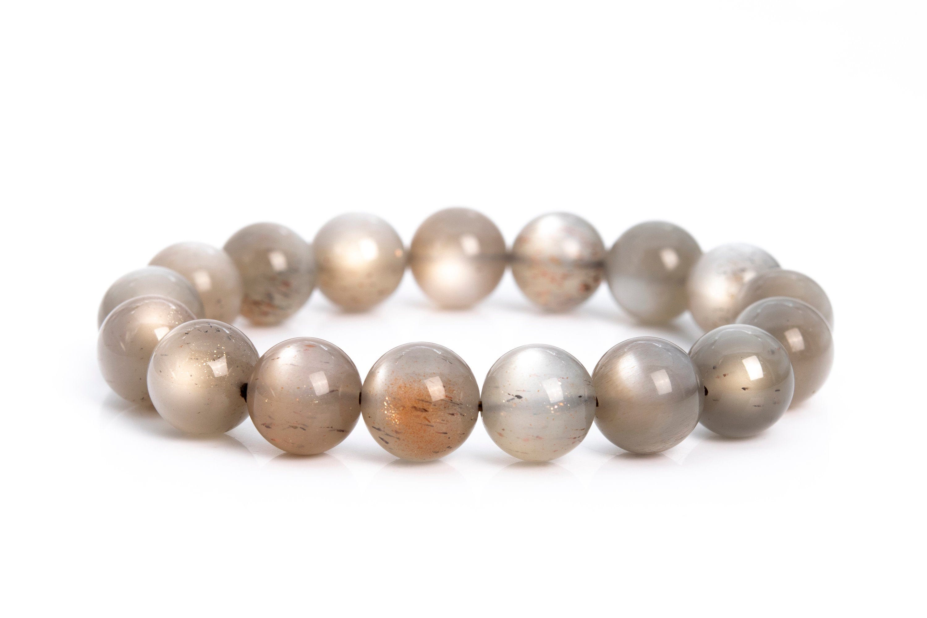 12mm Flash Brown Sunstone Beads Bracelet Grade Aaa Genuine Natural Round Gemstone 7.5" (112448h-3505) 12mm Flash Brown Sunstone Beads Bracelet Grade Aaa Genuine Natural Round Gemstone 7.5" (112448h-3505)
