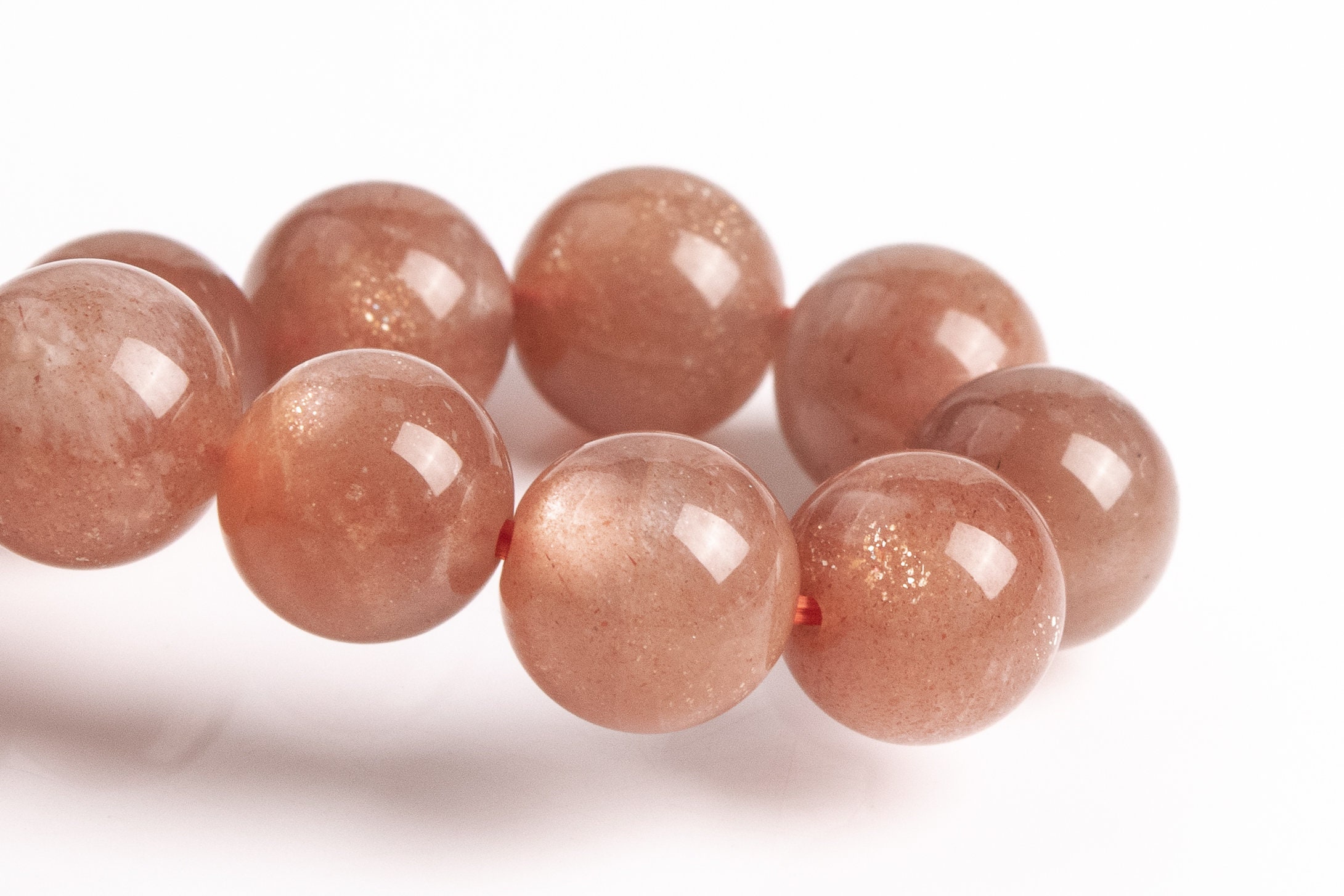 9mm Sunstone Beads Orange Brown Bracelet Grade Aa+ Genuine Natural Round Gemstone 7" (123612h-80) 9mm Sunstone Beads Orange Brown Bracelet Grade Aa+ Genuine Natural Round Gemstone 7" (123612h-80)