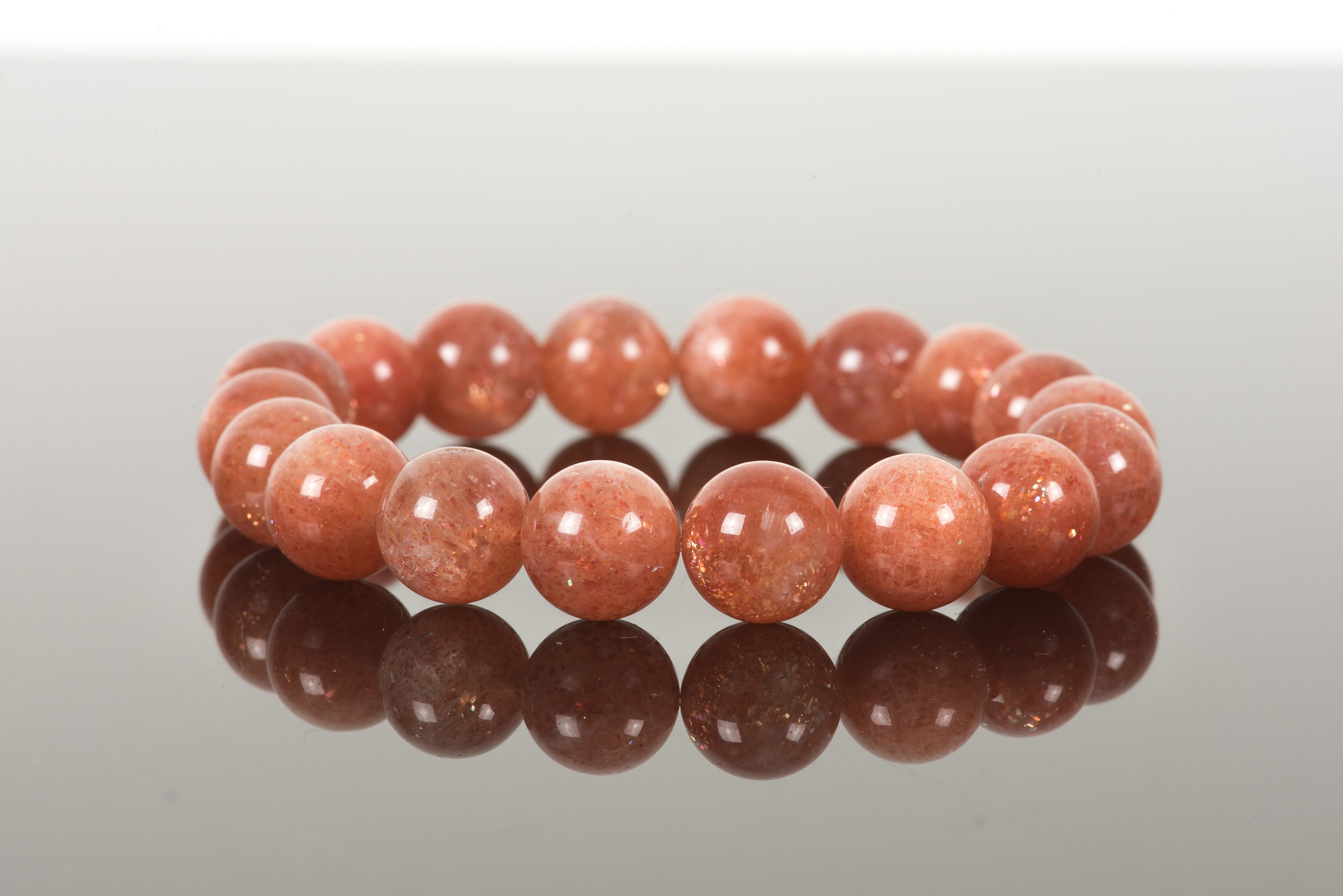 Sunstone Bracelet, Aaa Grade Sunstone 10mm Beads Natural Gemstone Bracelet, Stacking Bracelet Healing, Handmade Gemstone Jewelry