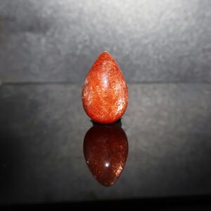 10.10 Carat, Natural Sunstone Cabochon, Flashy Fire Sunstone, Loose Gemstone, 17x11 Mm, Pear Shape 10.10 Carat, Natural Sunstone Cabochon, Flashy Fire Sunstone, Loose Gemstone, 17x11 Mm, Pear Shape