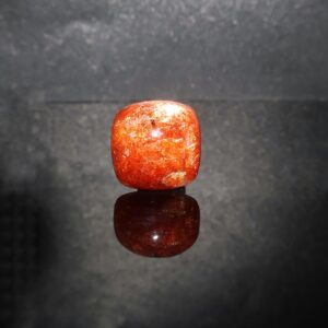 7.80 Carat, Natural Sunstone Cabochon, Flashy Fire Sunstone, Loose Gemstone, 13x13 Mm, Cushion Shape 7.80 Carat, Natural Sunstone Cabochon, Flashy Fire Sunstone, Loose Gemstone, 13x13 Mm, Cushion Shape
