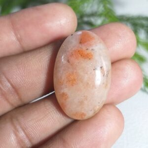 Aaa Sunstone Cabochon: Oval Gemstone Pendant (31x20x7 Mm, 35 Carat Aaa Sunstone Cabochon: Oval Gemstone Pendant (31x20x7 Mm, 35 Carat