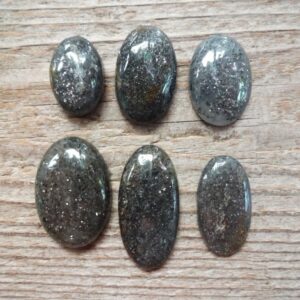 Black Sunstone Oval Cabochon, Black Sunstone Gemstone, Semi Precious Handmade For Jewelry Making Black Sunstone Oval Cabochon, Black Sunstone Gemstone, Semi Precious Handmade For Jewelry Making