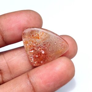 Rainbow Lattice Sunstone Cabochon. Orange Red Sparkle Sunstone. Natural Sunstone Gemstone. 21x26 Mm Heart Shape Sunstone For Jewelry Mx-8253 Rainbow Lattice Sunstone Cabochon. Orange Red Sparkle Sunstone. Natural Sunstone Gemstone. 21x26 Mm Heart Shape Sunstone For Jewelry Mx-8253