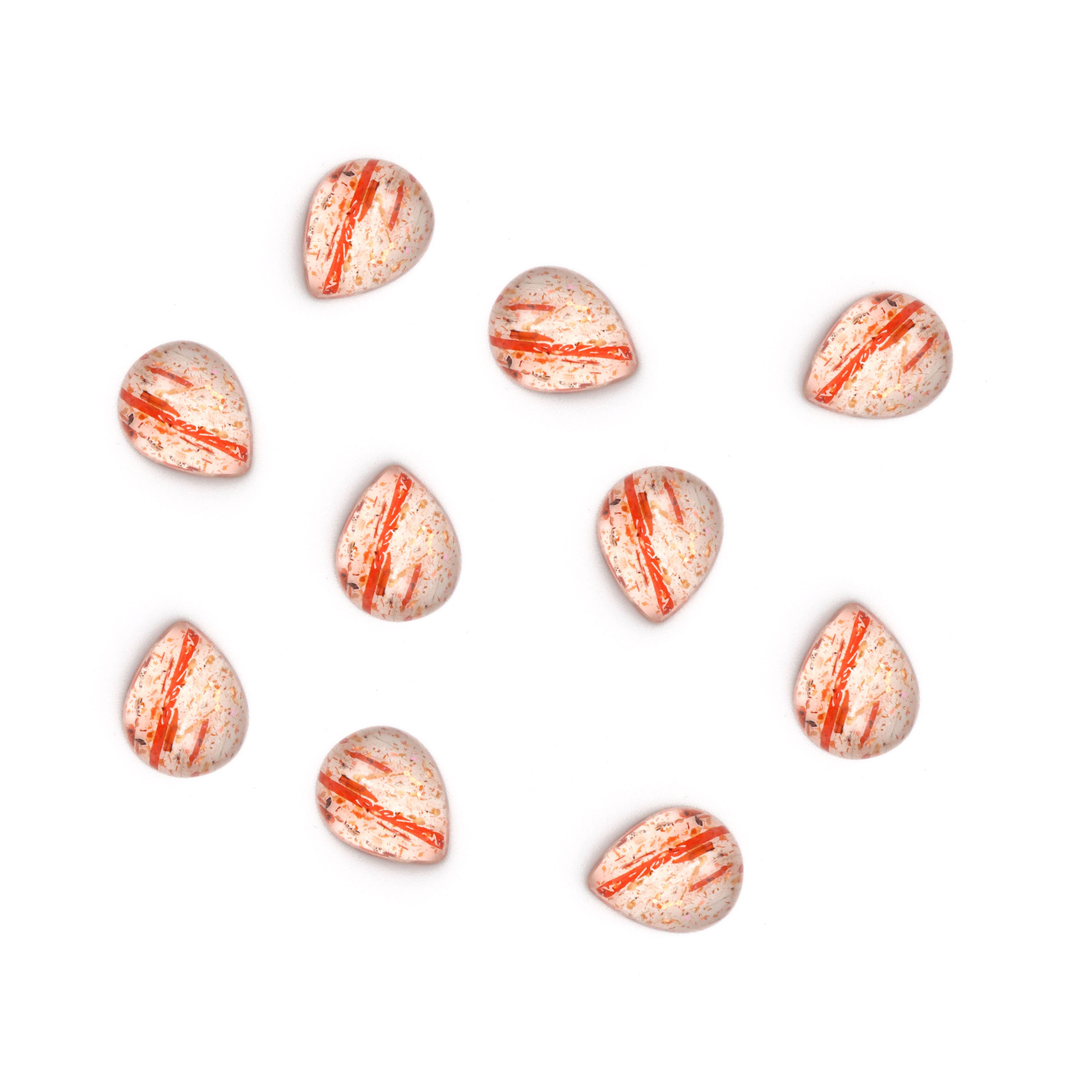 Sunstone Smooth Pear Loose Gemstone, 3x5 Mm To 10x12 Mm, Cabochon Gemstone, Aaa Quality, Set Of 10 Pieces Sunstone Smooth Pear Loose Gemstone, 3x5 Mm To 10x12 Mm, Cabochon Gemstone, Aaa Quality, Set Of 10 Pieces