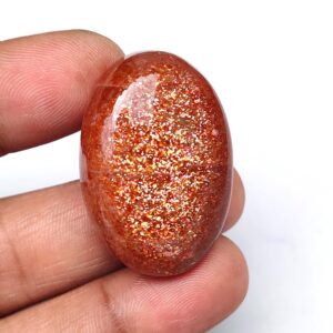 Sparkle Sunstone Cabochon. Rainbow Lattice Sunstone. Natural Orange Red Sunstone Gemstone. Oval Shape Sunstone For Jewelry. 78 Cts Mx-8259 Sparkle Sunstone Cabochon. Rainbow Lattice Sunstone. Natural Orange Red Sunstone Gemstone. Oval Shape Sunstone For Jewelry. 78 Cts Mx-8259