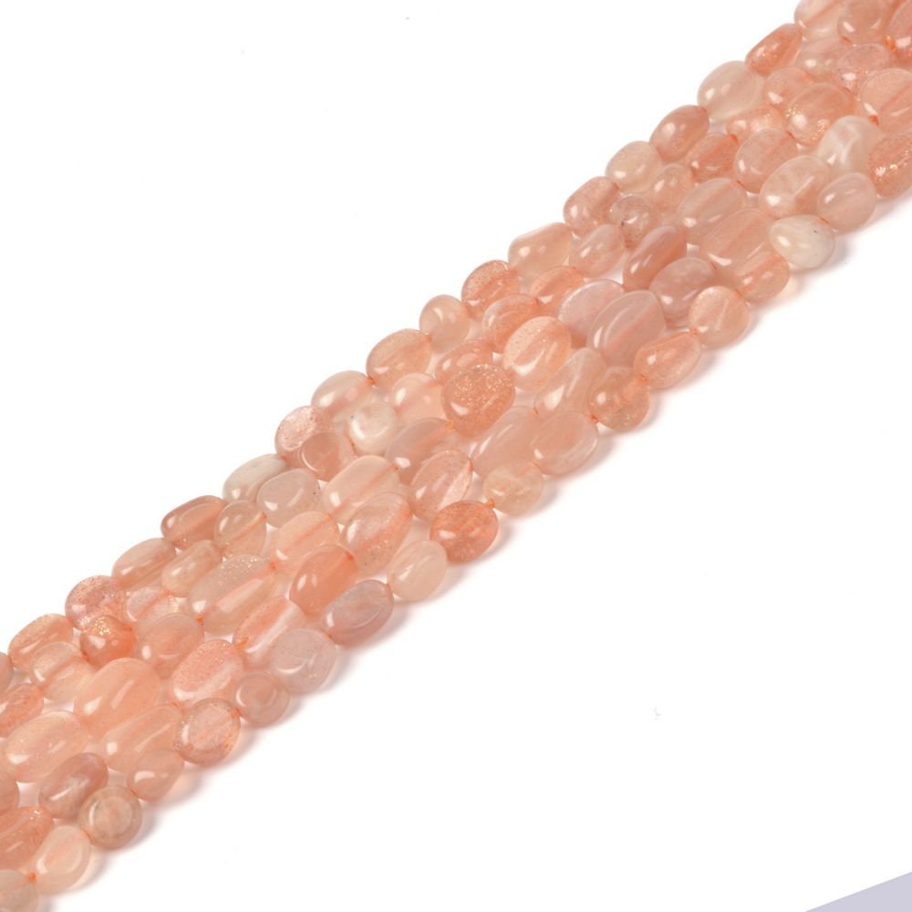 0112 Natural Orange Sunstone Chips Loose Gemstone Beads 16" 0112 Natural Orange Sunstone Chips Loose Gemstone Beads 16"
