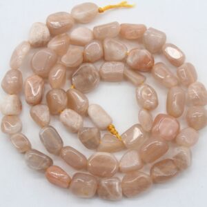 6-8mm Nugget Natural Sunstone Gemstone Beads, irregular Sunstone, loose Smooth Pebble Beads, semiprecious Beads, craft Supplies15.5-nst1220-19 6-8mm Nugget Natural Sunstone Gemstone Beads, irregular Sunstone, loose Smooth Pebble Beads, semiprecious Beads, craft Supplies15.5-nst1220-19