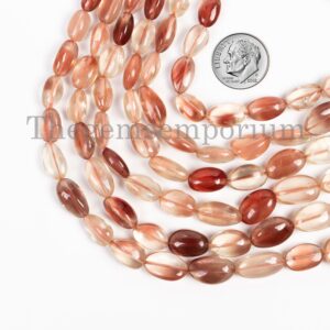 Natural Sunstone Plain Nuggets Beads, Shaded Sunstone Gemstone Beads, Loose Drilled Beads for Jewelry Making, Rare Sunstone Beads,Wholesaler