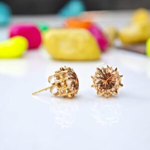 14K Gold Sunstone Stud Earrings For Women Round Cut Sunstone Gemstone Stud Minimalist Sunstone Wedding Stud Earrings Vintage Dainty Studs 14K Gold Sunstone Stud Earrings For Women Round Cut Sunstone Gemstone Stud Minimalist Sunstone Wedding Stud Earrings Vintage Dainty Studs