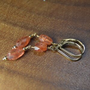 Oregon Sunstone Earrings In 14k Gold Fill, 14k Gold // Fall Earrings // Bohochic Sunstone // Genuine Sunstone // Healing Crystal Earrings Oregon Sunstone Earrings In 14k Gold Fill, 14k Gold // Fall Earrings // Bohochic Sunstone // Genuine Sunstone // Healing Crystal Earrings