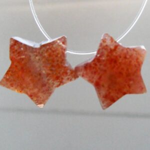 Sunstone Star Carved 10mm Natural Beads-2 Pcs Focal Celestial Gemstone -earrings Jewelry Making-craft Beads Sunstone Star Carved 10mm Natural Beads-2 Pcs Focal Celestial Gemstone -earrings Jewelry Making-craft Beads