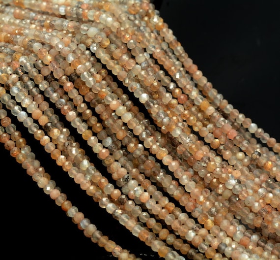 3x2mm Multi Color Sunstone Gemstone Grade Aaa Micro Faceted Rondelle Beads 15.5 Inch Full Strand Bulk Lot 1,2,6,12 And 50(80006542-a205) 3x2mm Multi Color Sunstone Gemstone Grade Aaa Micro Faceted Rondelle Beads 15.5 Inch Full Strand Bulk Lot 1,2,6,12 And 50(80006542-a205)