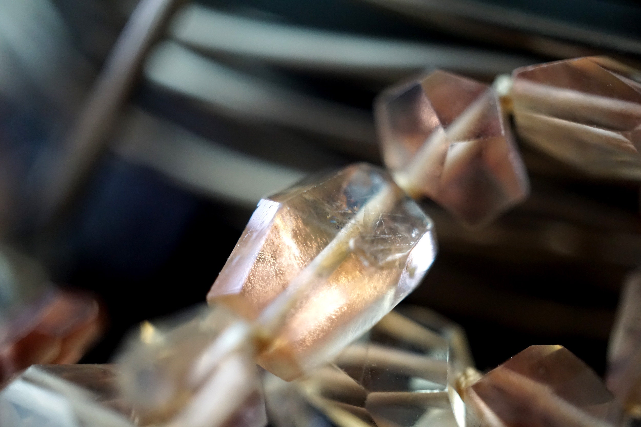 Oregon Sunstone Facted Beads 6-11mm (etb01574) Healing Stone/unique Jewelry/vintage Jewelry