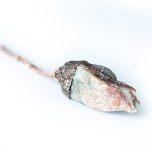 Raw Sunstone Necklace | Sunstone Necklace | Raw Mineral Jewelry | Organic Stone Jewelry | Raw Sunstone Jewelry