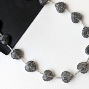 8mm Black Sunstone Heart Beads, 7 Inch, 15 Pcs Black Sunstone Faceted Heart Straight Drill Beads, Natural Black Sunstone For Jewelry- Adg387 8mm Black Sunstone Heart Beads, 7 Inch, 15 Pcs Black Sunstone Faceted Heart Straight Drill Beads, Natural Black Sunstone For Jewelry- Adg387