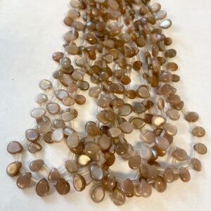 sunstone 9x7x3mm smooth Teardrop Gemstone Beads---15.5 inch strand sunstone 9x7x3mm smooth Teardrop Gemstone Beads---15.5 inch strand