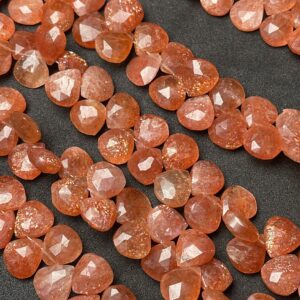 Natural Sunstone Smooth Round Beaded Gemstone Bracelet, 8x8-9x9 Mm, 8 Inches Briolettes Strand For Making Jewelry Natural Sunstone Smooth Round Beaded Gemstone Bracelet, 8x8-9x9 Mm, 8 Inches Briolettes Strand For Making Jewelry
