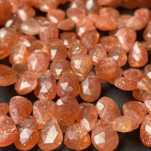 Aaa Sunstone Pear Briolette Beads,8 Inches Strand, Sunstone 8/11 Mm Approx Top Quality Sunstone Beads Aaa Sunstone Pear Briolette Beads,8 Inches Strand, Sunstone 8/11 Mm Approx Top Quality Sunstone Beads