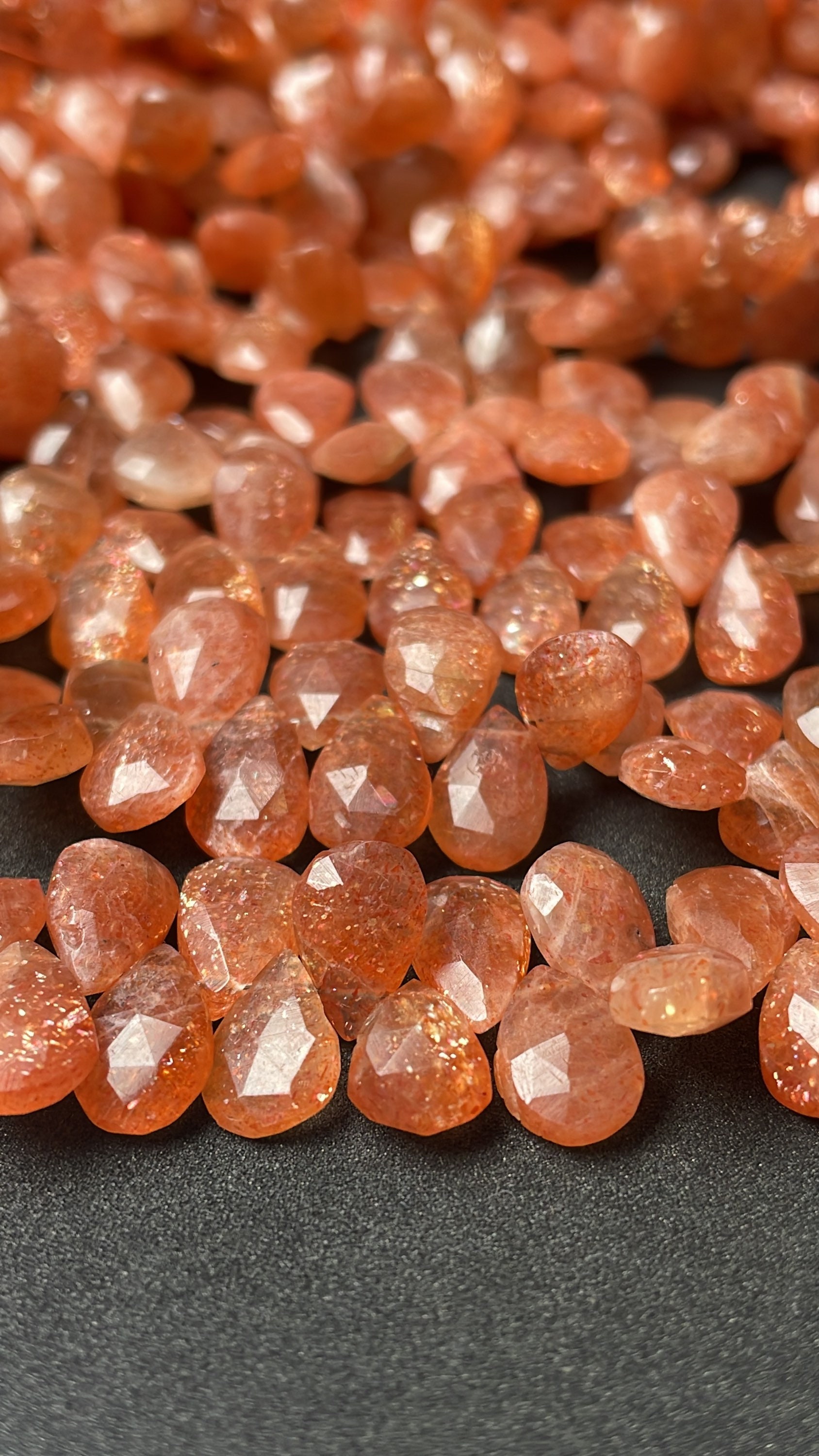 Aaa Sunstone Pear Briolette Beads,8 Inches Strand, Sunstone 8/11 Mm Approx Top Quality Sunstone Beads Aaa Sunstone Pear Briolette Beads,8 Inches Strand, Sunstone 8/11 Mm Approx Top Quality Sunstone Beads
