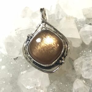 Abstract Sunstone Pendant Abstract Sunstone Pendant