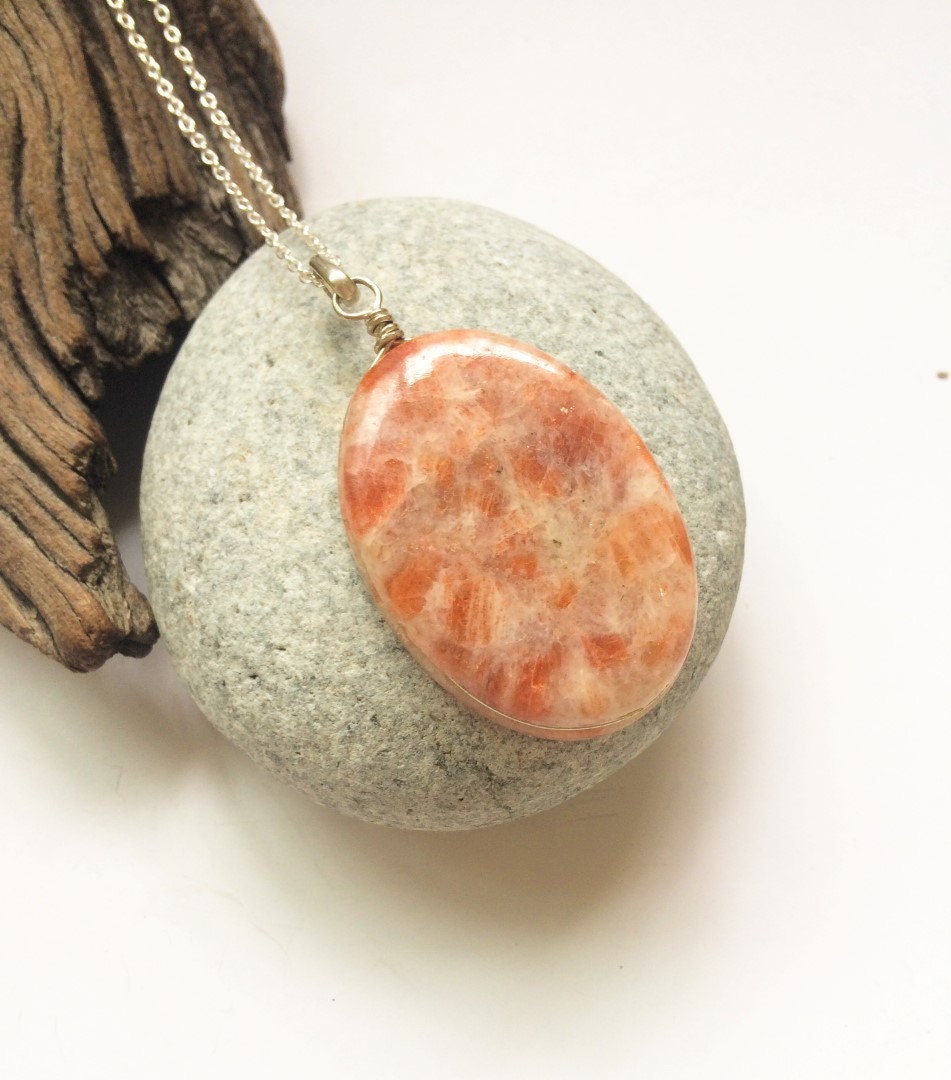 Sunstone Pendant, Natural Sunstone And Silver Pendant, Oval Shaped Pendant, Orange Stone, Shiny Stone, Sterling Pendant, Sunstone Jewelry Sunstone Pendant, Natural Sunstone And Silver Pendant, Oval Shaped Pendant, Orange Stone, Shiny Stone, Sterling Pendant, Sunstone Jewelry