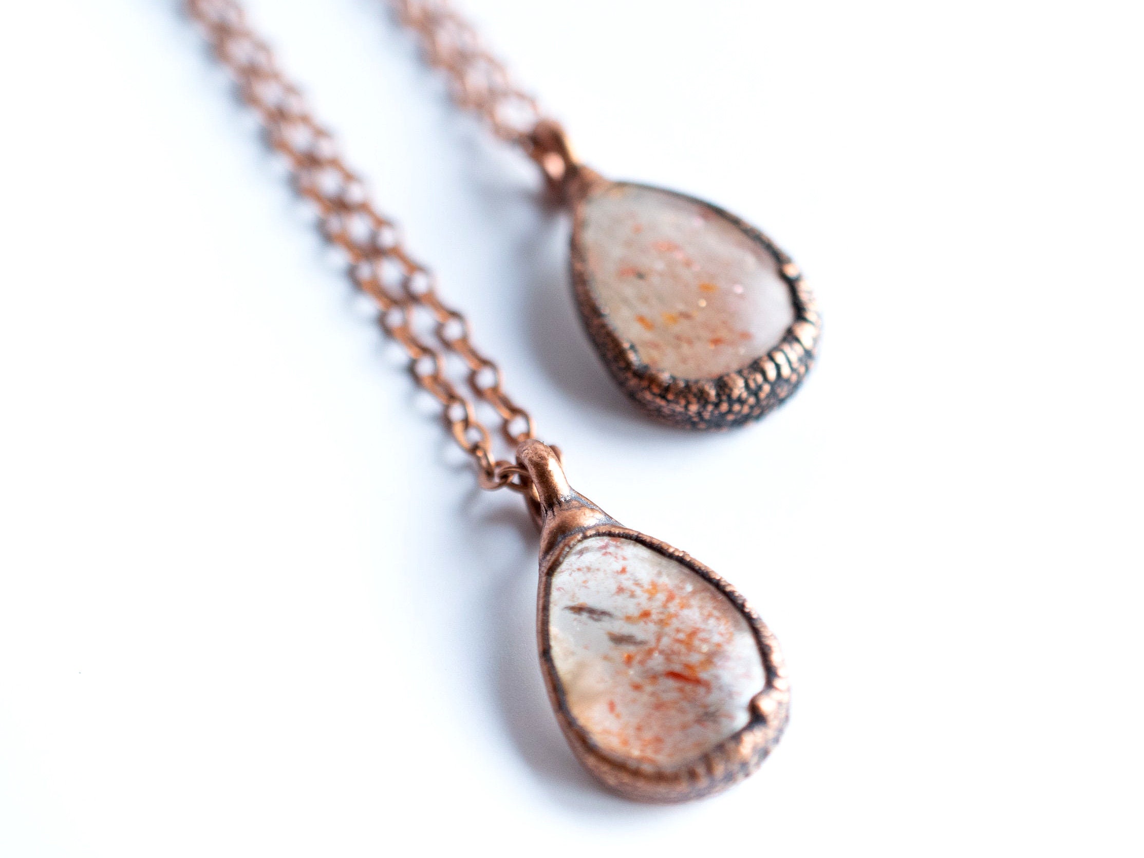 Sunstone Necklace , Faceted Sunstone Necklace , Sunstone Jewelry , Teardrop Crystal Necklace , Sunstone Pendant Sunstone Necklace , Faceted Sunstone Necklace , Sunstone Jewelry , Teardrop Crystal Necklace , Sunstone Pendant