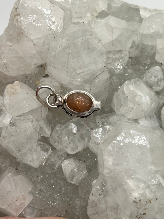 Sunstone Poison Box Pendant