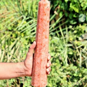 Large Orange Sunstone Obelisk Tower: Meditation Aura Spirit Stone boho Decor Piece Large Orange Sunstone Obelisk Tower: Meditation Aura Spirit Stone boho Decor Piece