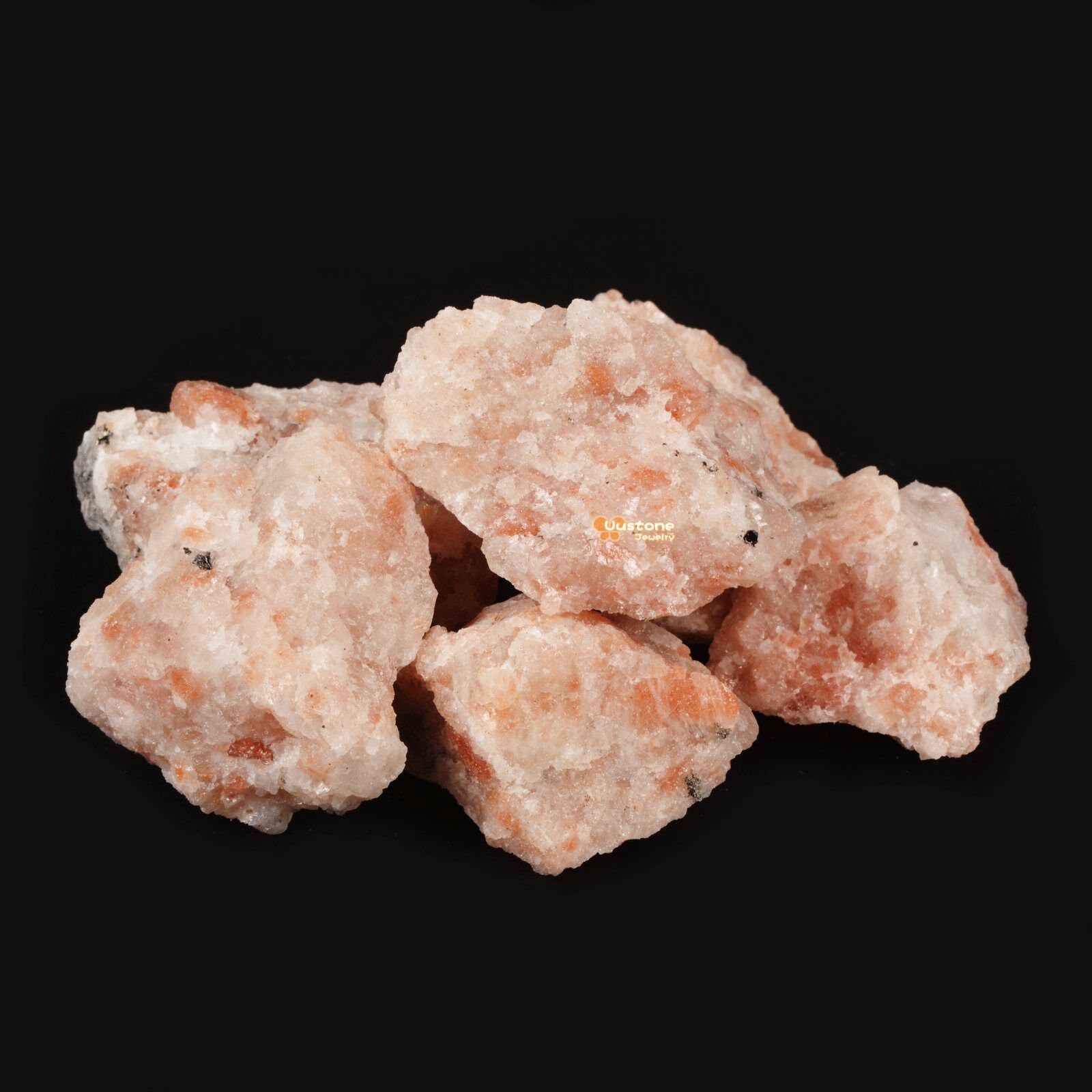 1/2lb Raw Orange Sunstone Stone Specimen Collection Pocket Worry Healing Crystal Reiki