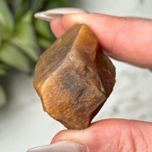 Sunstone | 22g | - #10 (raw Orange Crystal Specimen, Sacral Chakra, Healing Stone, Vitality)
